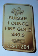 1 Oz Gold Bars, £2,300