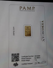 Load image into Gallery viewer, 1 Gram Gold Bars, price £90